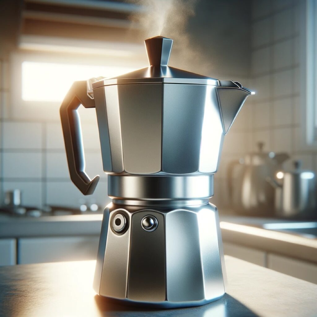 Mokkabryggare kaffebryggning